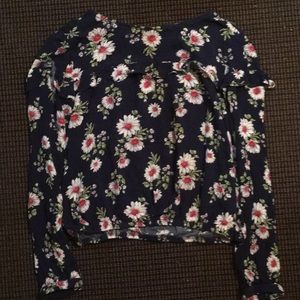 Flower printed blouse